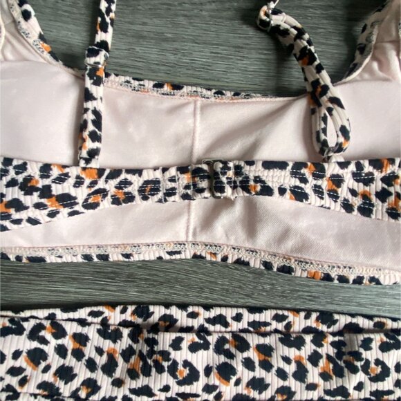 Xhilaration Womens Animal Print 2 Pc Bikini Swimming Suit-S/M-GUC - Picture 6 of 9